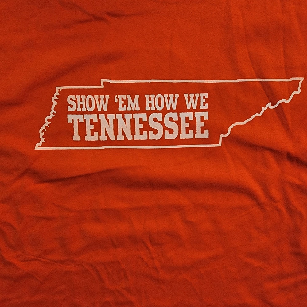 Next Level Apparel Orange Tennessee Men's Tee